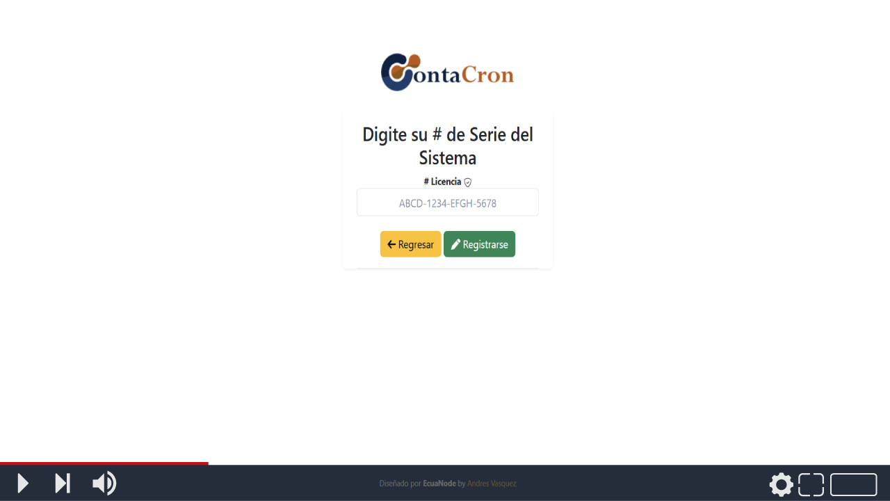 Crear Cuenta Contacron